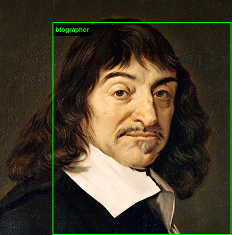 Portrait de Descartes : « biographer »