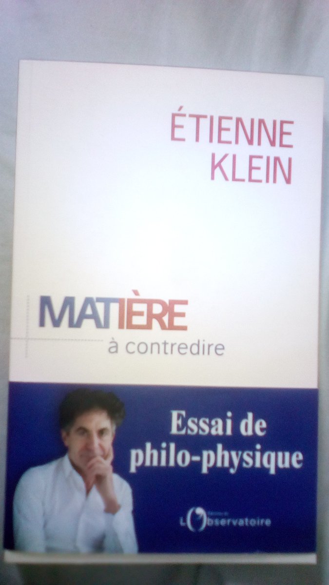 Couverture de 'Matière à contredire' de Étienne Klein