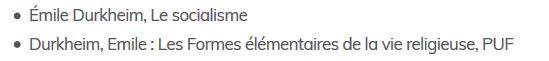 Émile Durkheim, Le socialisme. Durkheim, Emile : Les Formes élémentaires de la vie religieuse, PUF