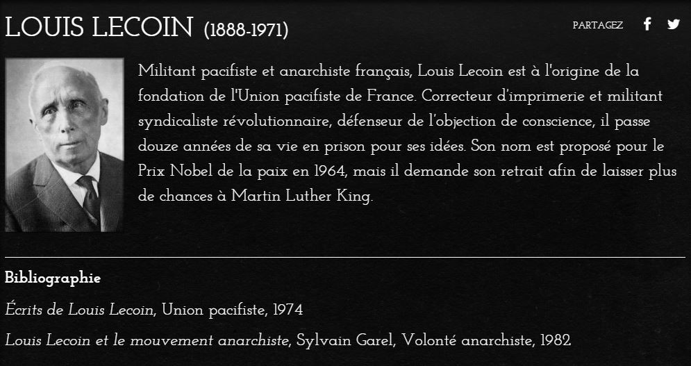 Résultat du test : Louis Lecoin