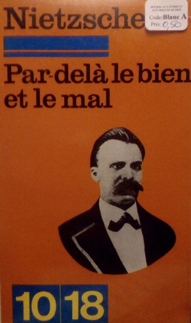 Couverture de Par-delà le bien et le mal, de Nietzsche